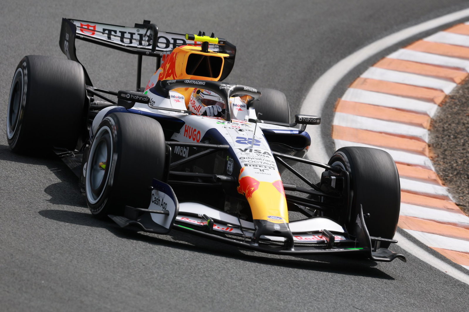 Tsunoda has had his first real-world taste of the new generation F1 cars