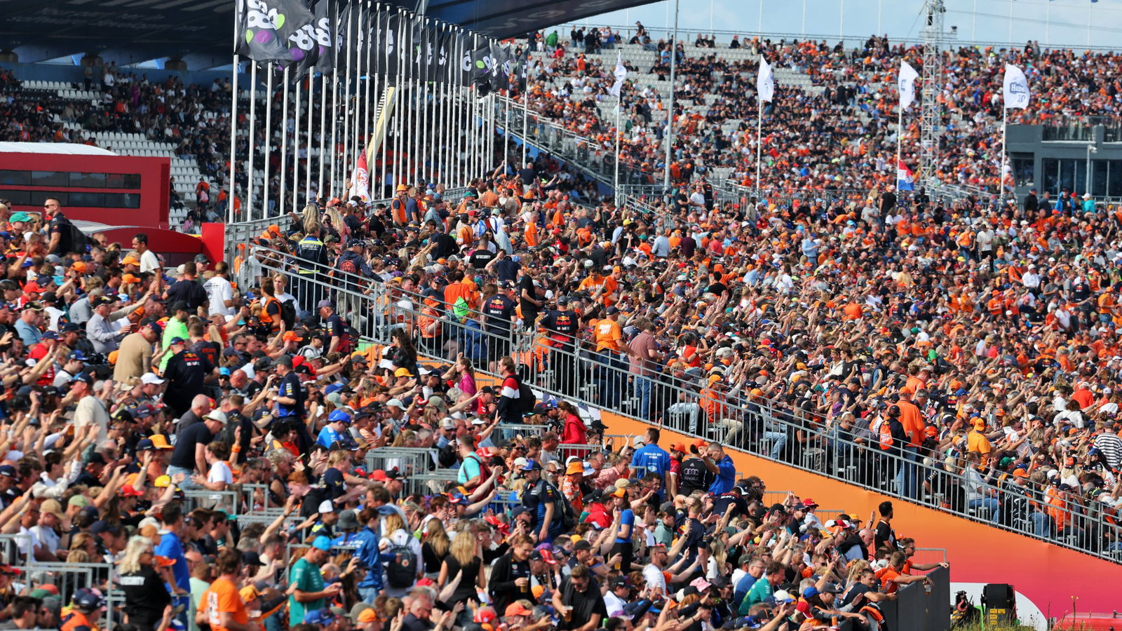 Fans at the Dutch Grand Prix 