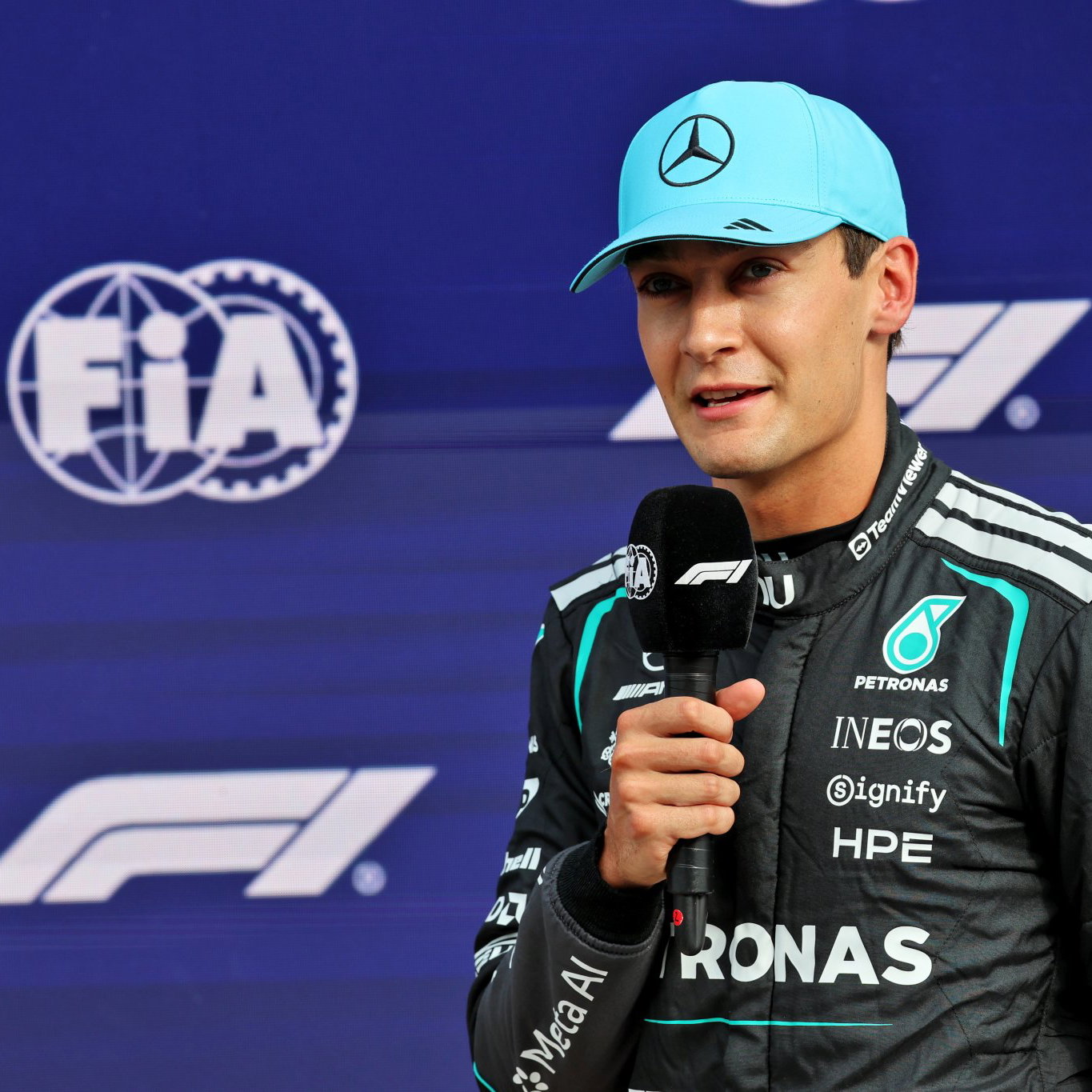 George Russell proposed to his long-term partner in the summer break