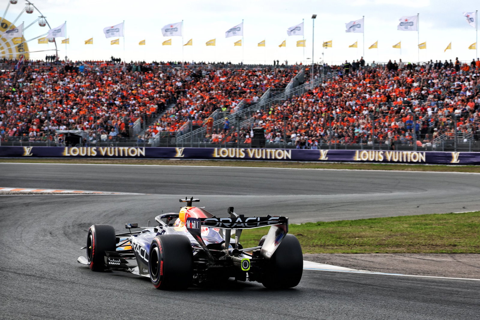 Thousands of Dutch fans come to watch home hero Max Verstappen 
