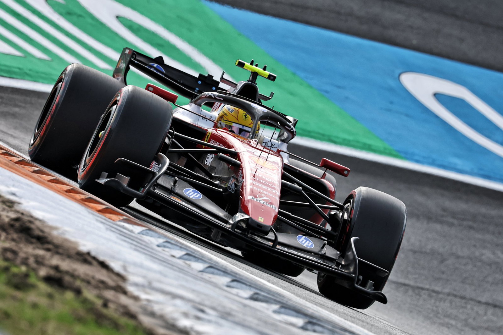 Hamilton finished seventh in the Zandvoort sprint race