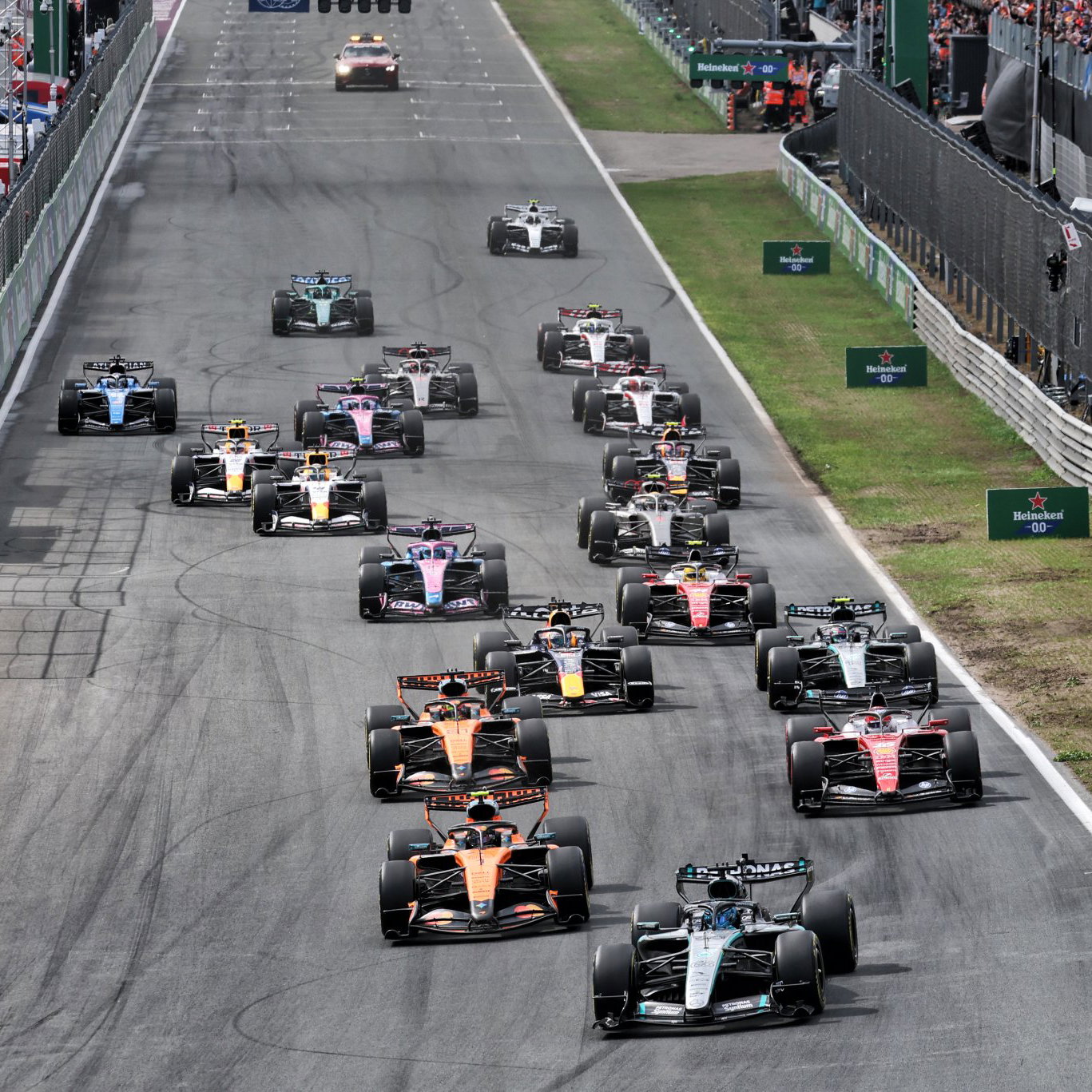 Start of the 2026 Dutch Grand Prix sprint race