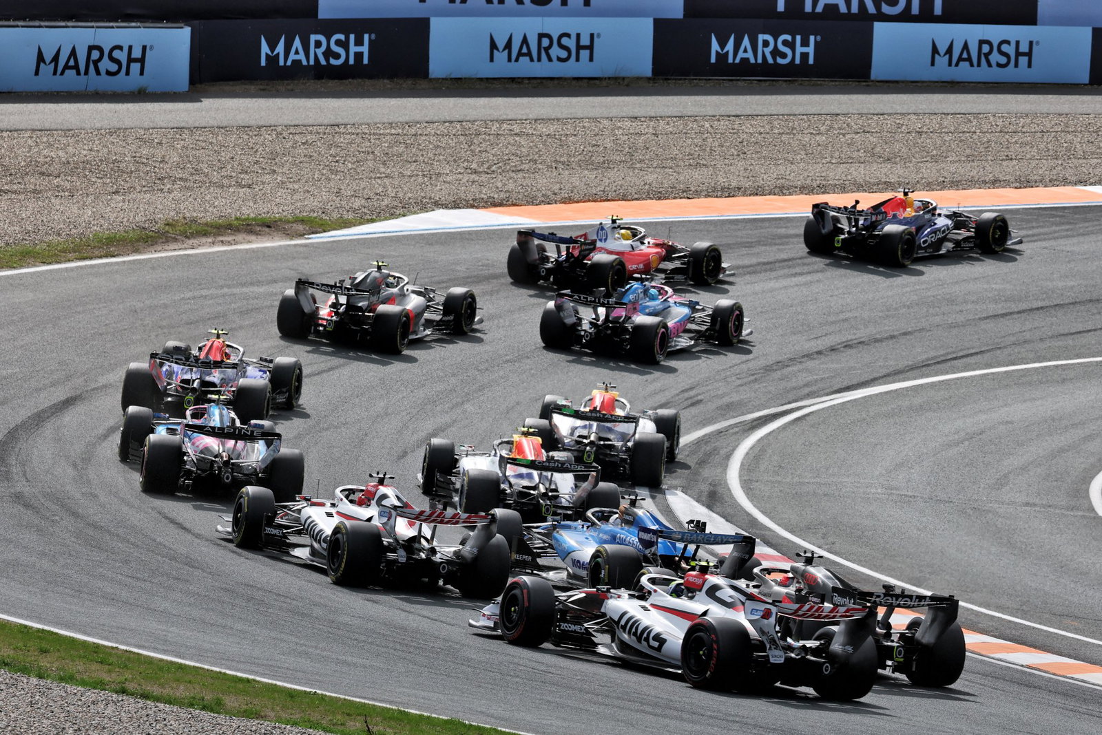 Turn 1 at the Dutch Grand Prix