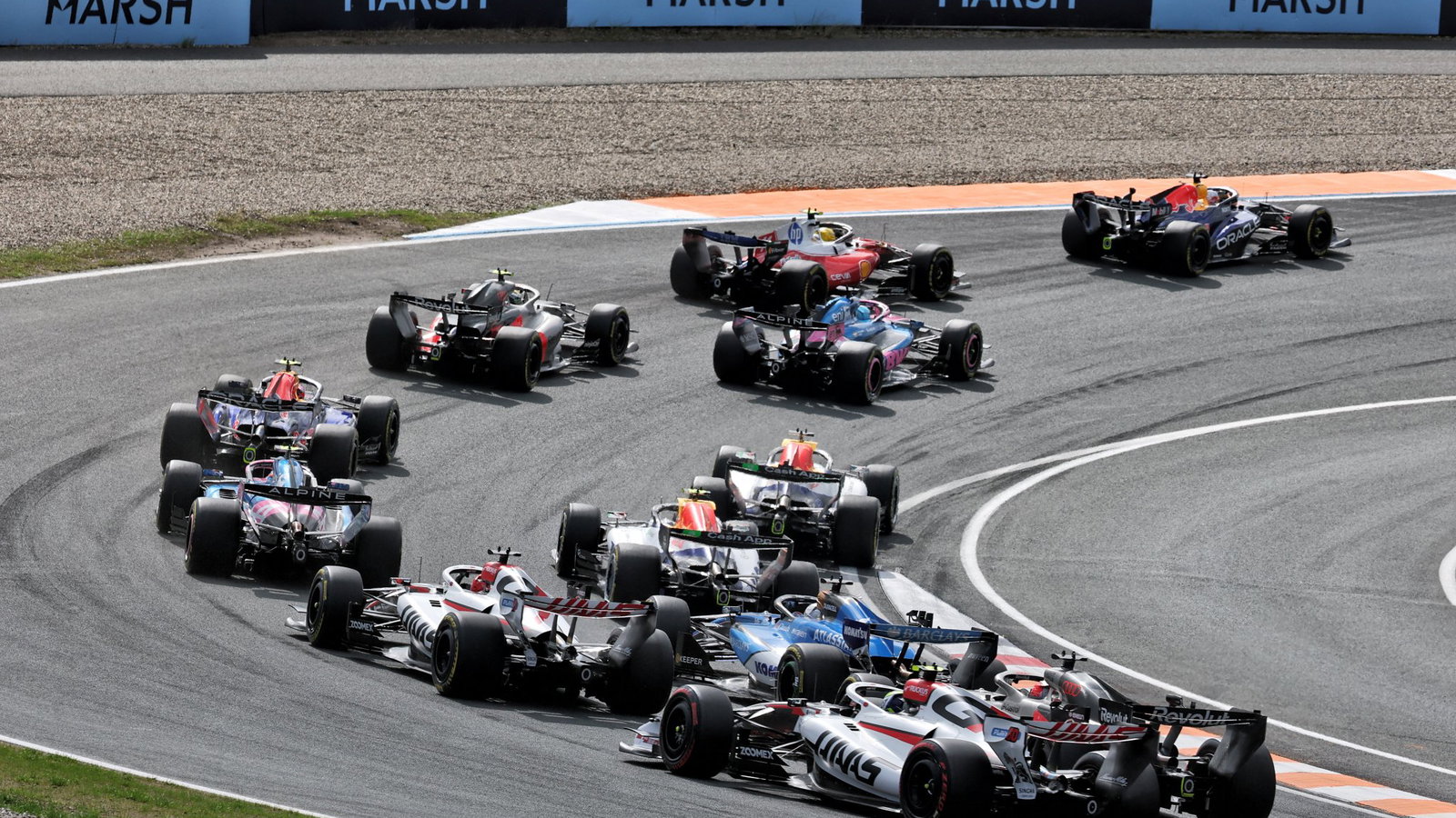 Turn 1 at the Dutch Grand Prix