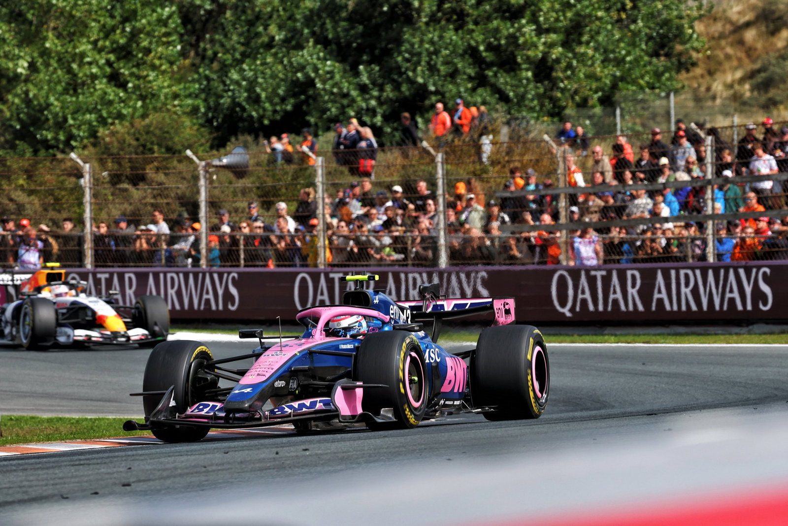 Colapinto was given a drive-through for overtaking Tsunoda under yellow flags