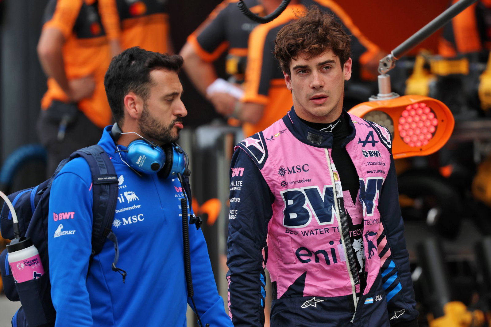 Colapinto finished 14th using Alpine's older-spec car