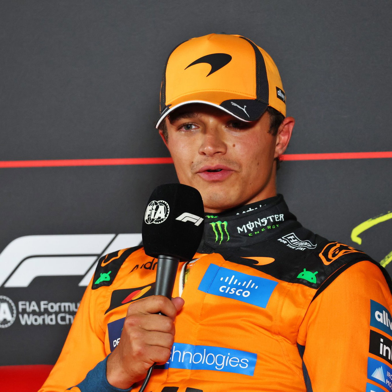Norris speaks after taking pole at Zandvoort