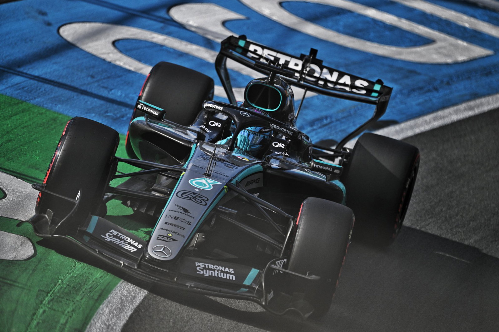 Russell qualified second at Zandvoort