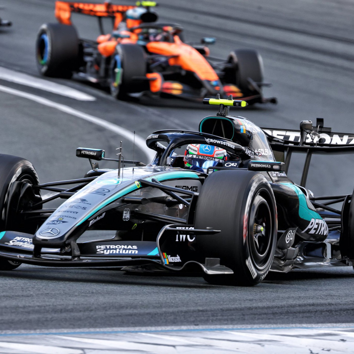 Antonelli led for a decent chunk of the Zandvoort race