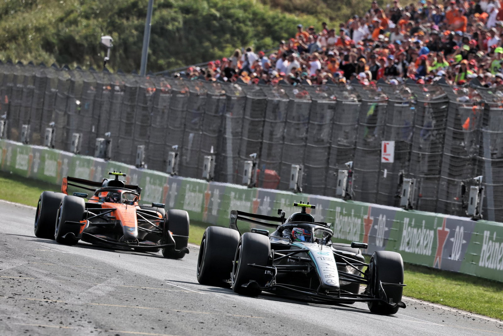 Mercedes could not prevent McLaren from winning at Zandvoort