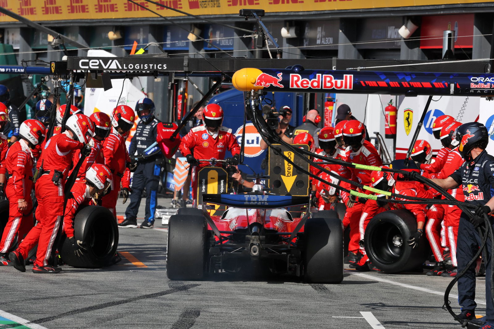 Ferrari's strategy left Leclerc in a lose-lose situation