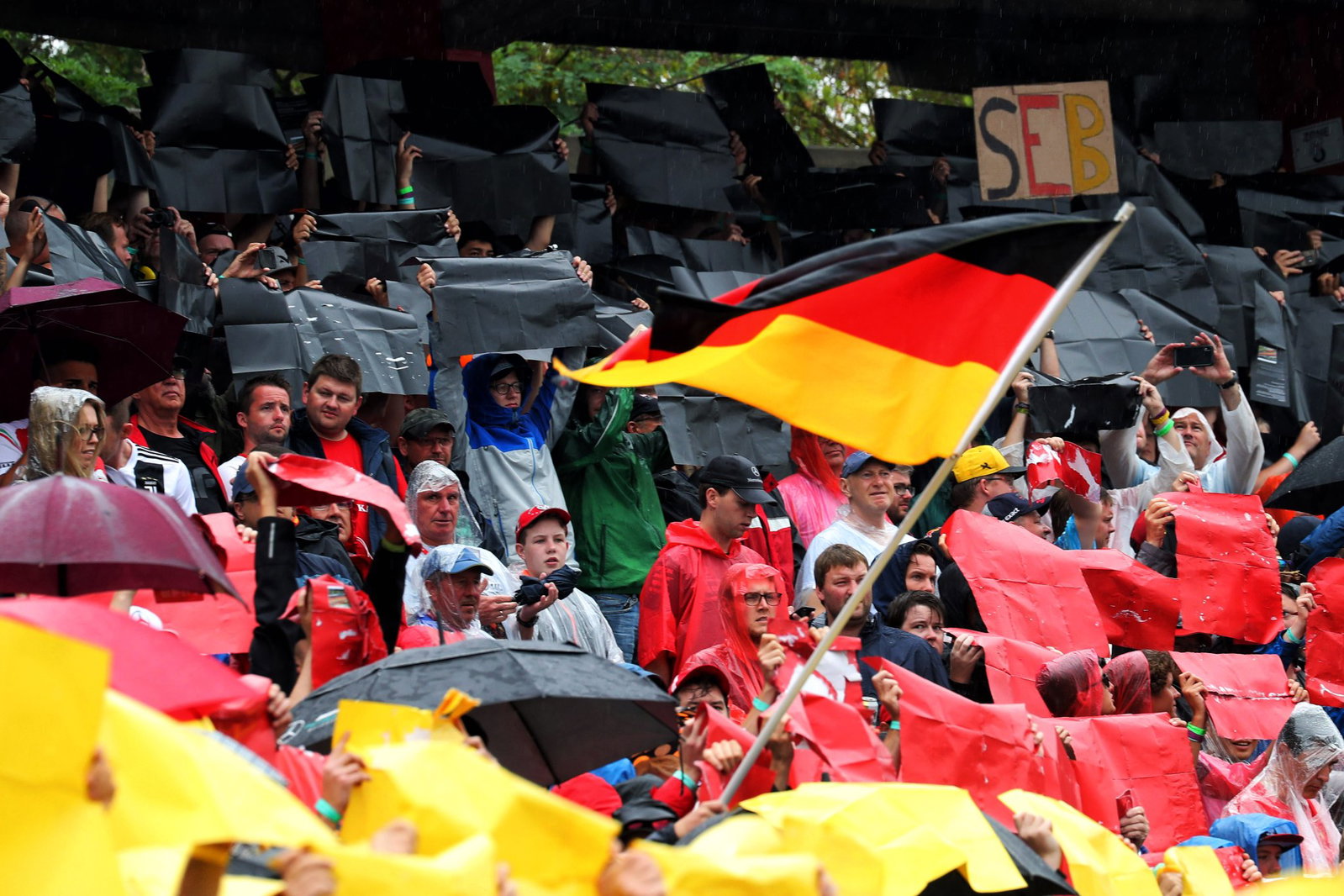 Fans at the German Grand Prix