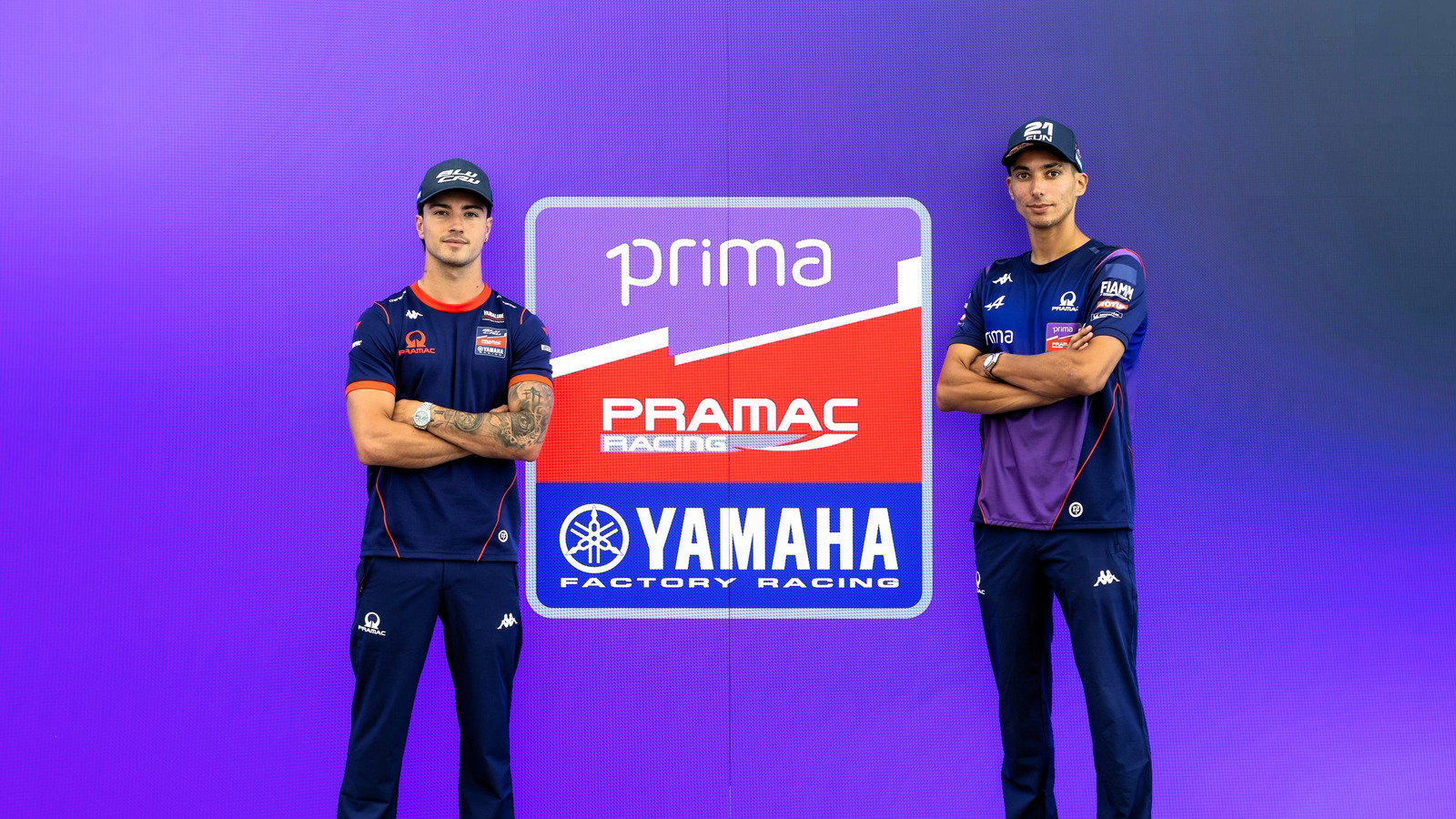 Izan Guevara and Toprak Razgatlioglu will form Pramac Yamaha's 2027 rider line-up (Yamaha).