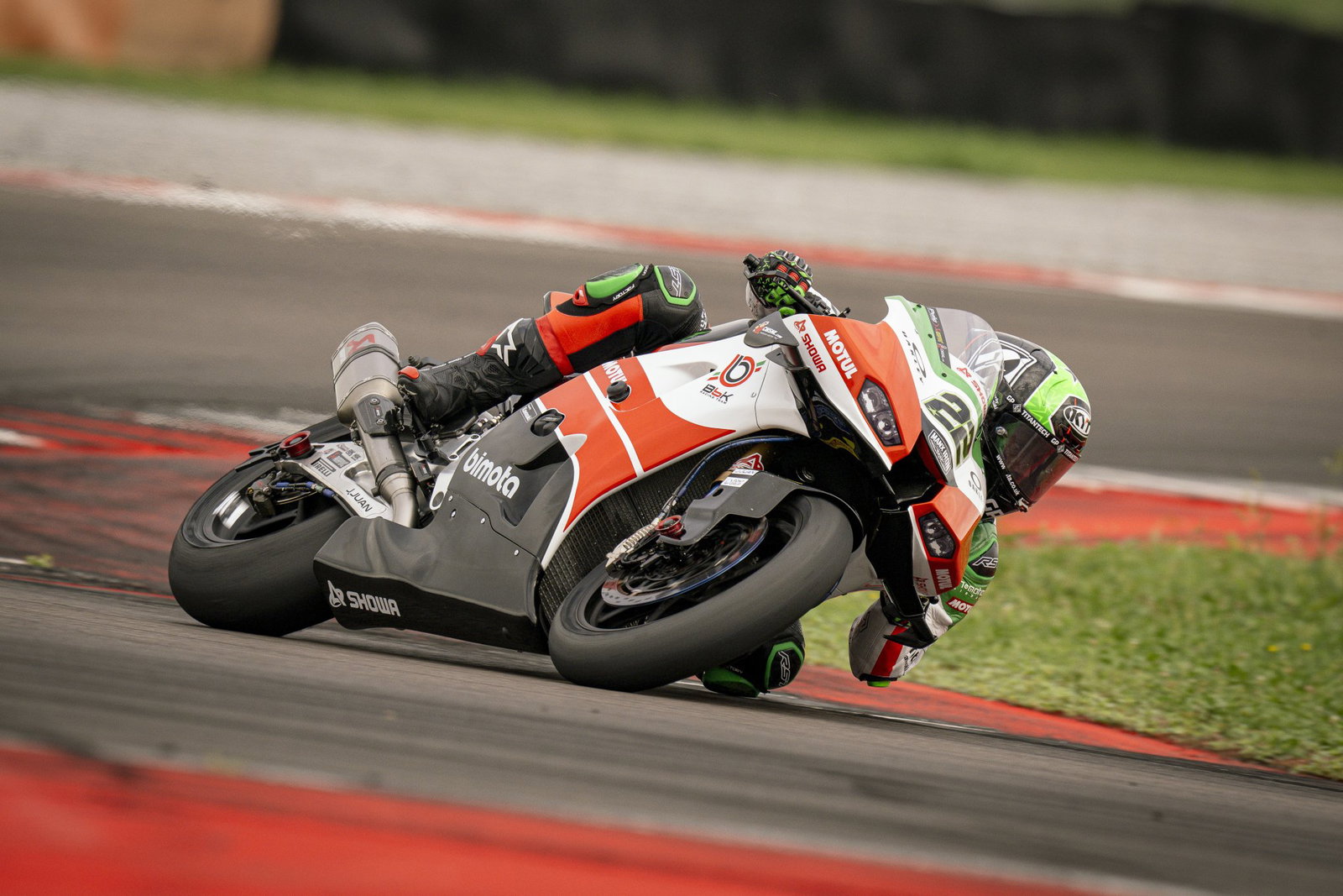 Alex Lowes, September 2026 Cremona HRC WorldSBK test. Credit: Bimota by Kawasaki Racing Team.