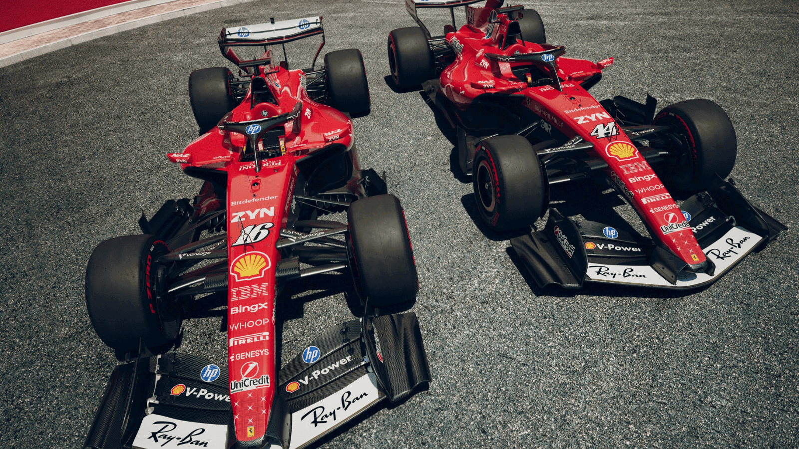 Ferrari is running its SF-26 cars in a Michael Schumacher tribute livery at Monza