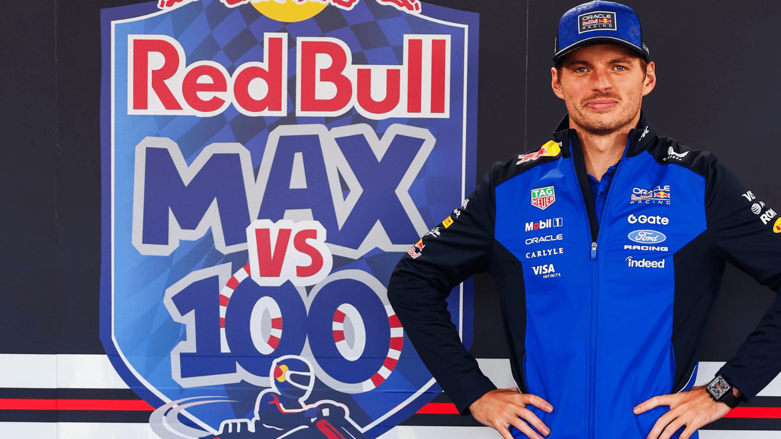 Max Verstappen will take on 100 races in a go-kart race