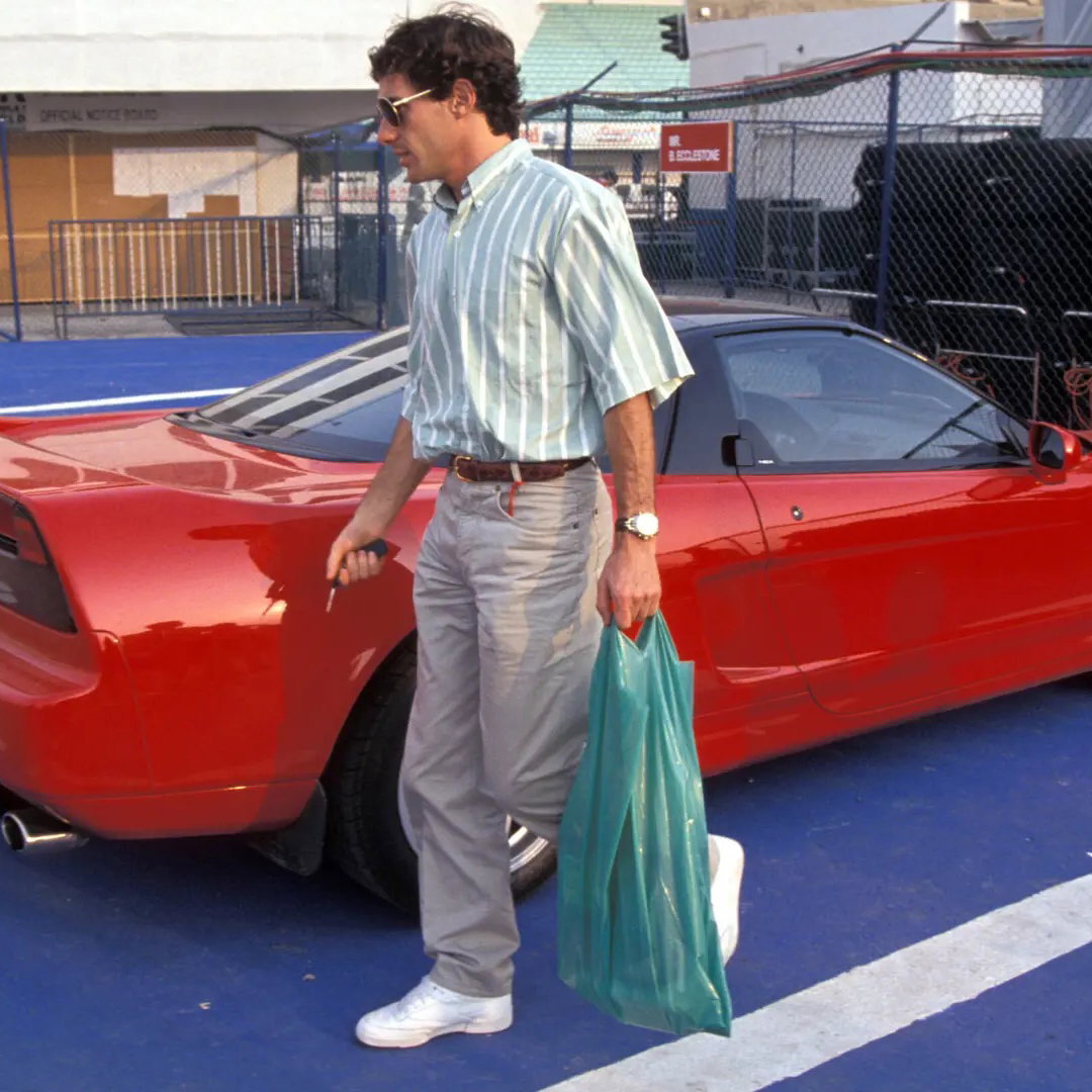 Ayrton Senna drove the Honda to the 1991 Portuguese Grand Prix