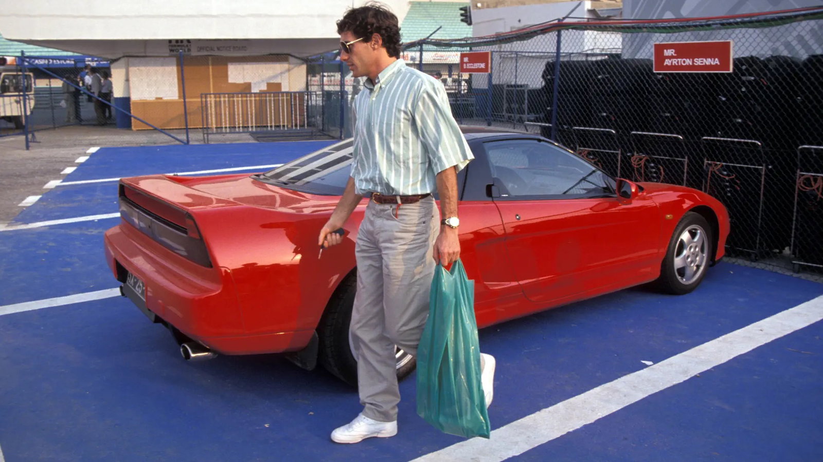 Ayrton Senna drove the Honda to the 1991 Portuguese Grand Prix
