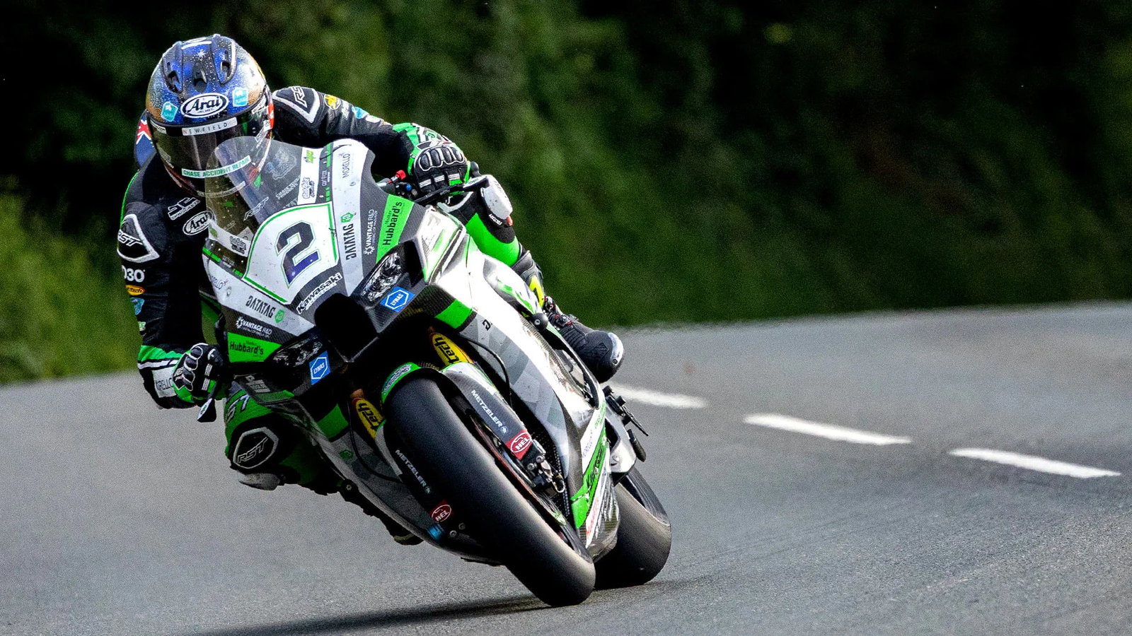 David Johnson remains hospitalised one month after Classic TT crash. Photo Credit: Isle of Man TT.