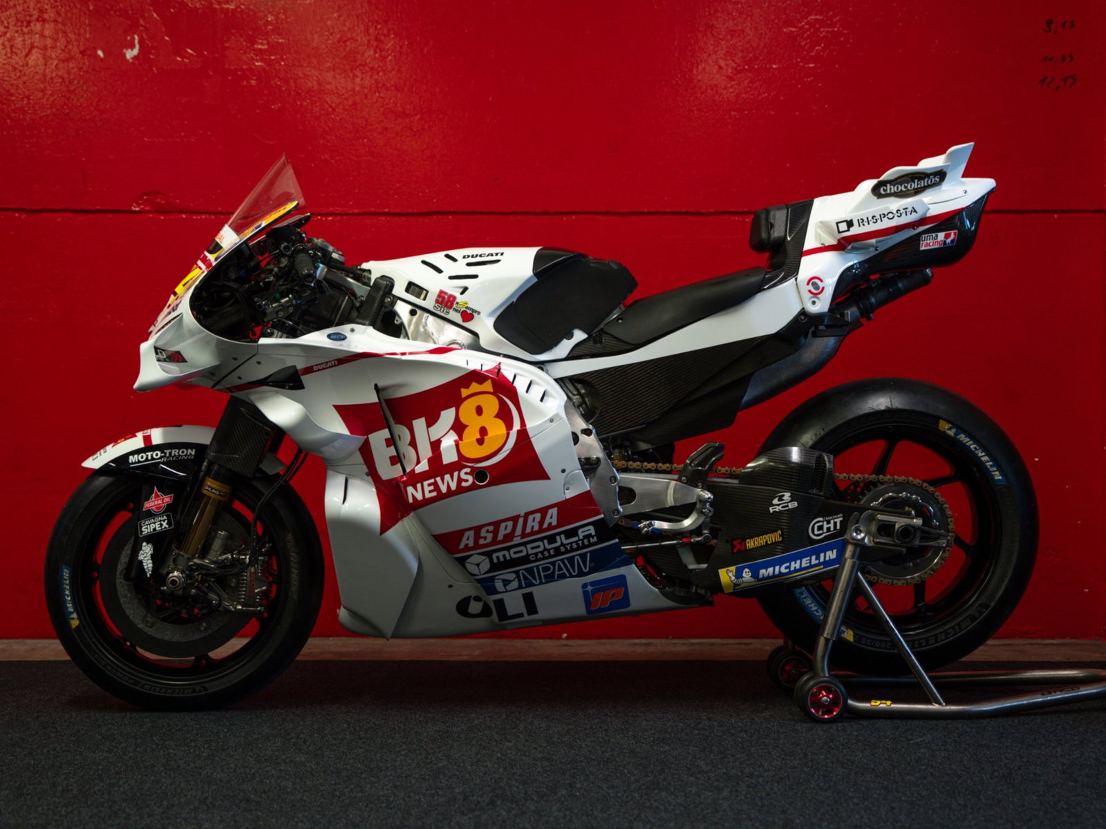 Gresini's Misano tribute livery