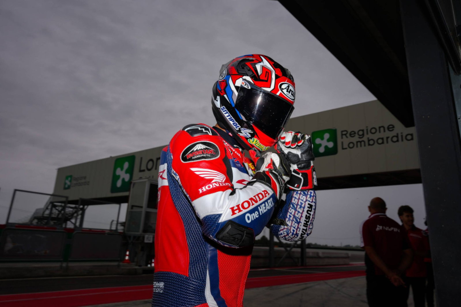 Somkiat Chantra, September 2026 Cremona HRC WorldSBK test. Credit: Honda Racing Corporation.
