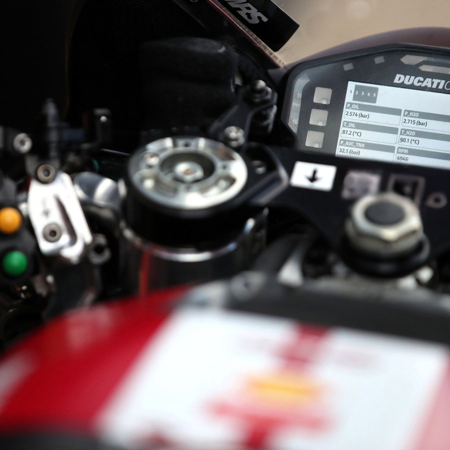 Ducati dash. 2026 Misano MotoGP.