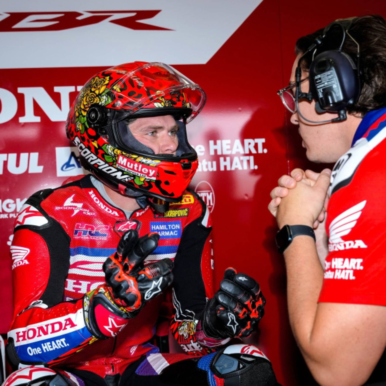 Jake Dixon, September 2026 Cremona HRC WorldSBK test. Credit: Honda Racing Corporation.