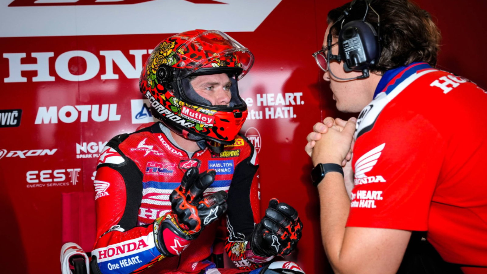 Jake Dixon, September 2026 Cremona HRC WorldSBK test. Credit: Honda Racing Corporation.