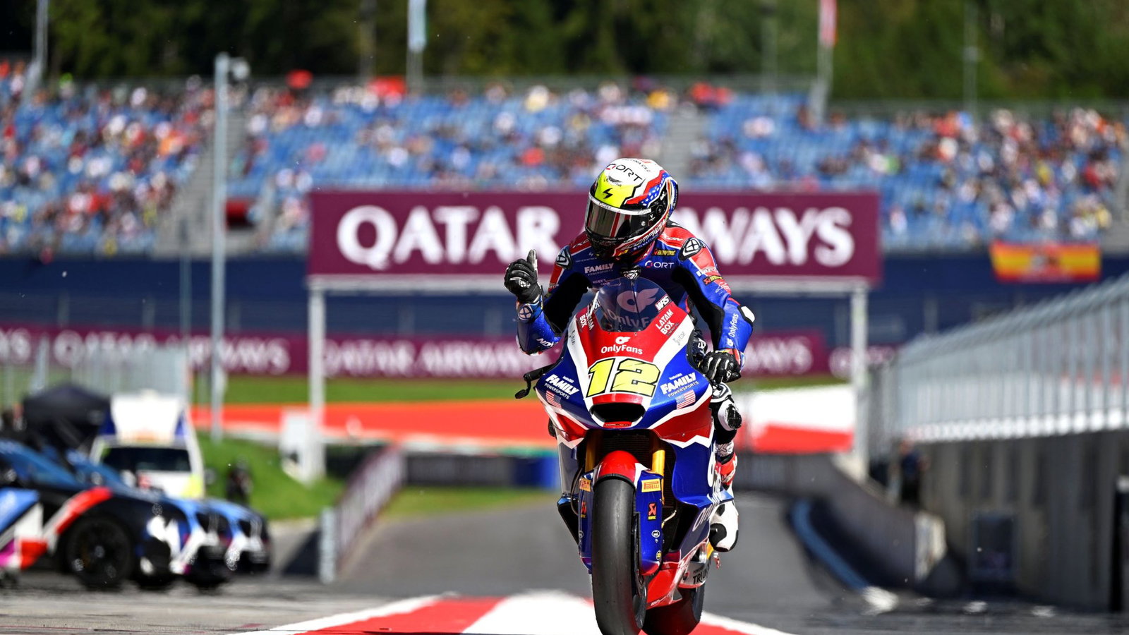 Filip Salac produced a record lap for Moto2 pole position in Austria