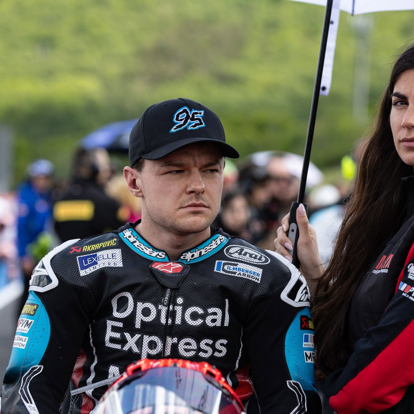 Tarran Mackenzie, 2026 Czech WorldSBK, grid. Credit: Gold and Goose.