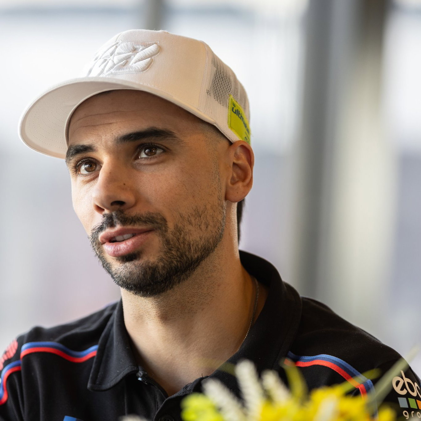 Miguel Oliveira speaks to the media at 2026 UK WorldSBK. Credit: Gold and Goose.