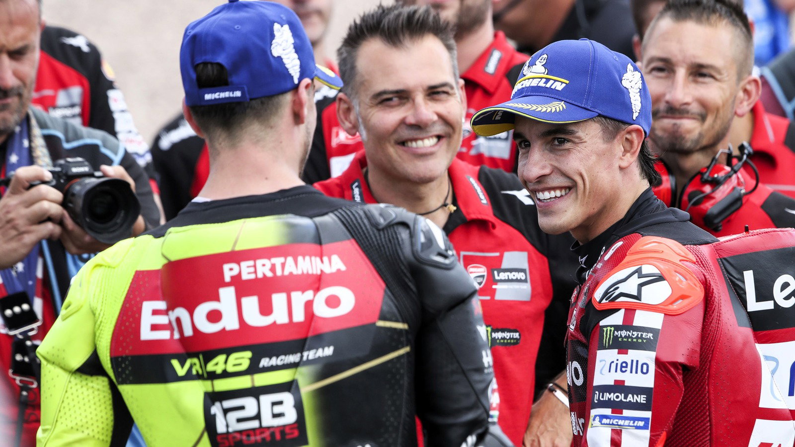 Fabio di Giannantonio, Marc Marquez.