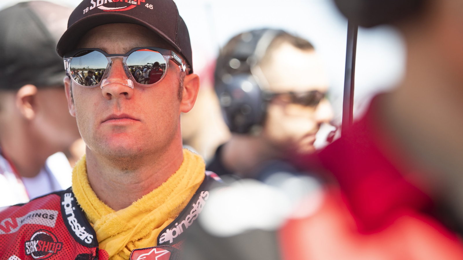 Tommy Bridewell, 2026 UK WorldSBK, grid. Credit: Gold and Goose.