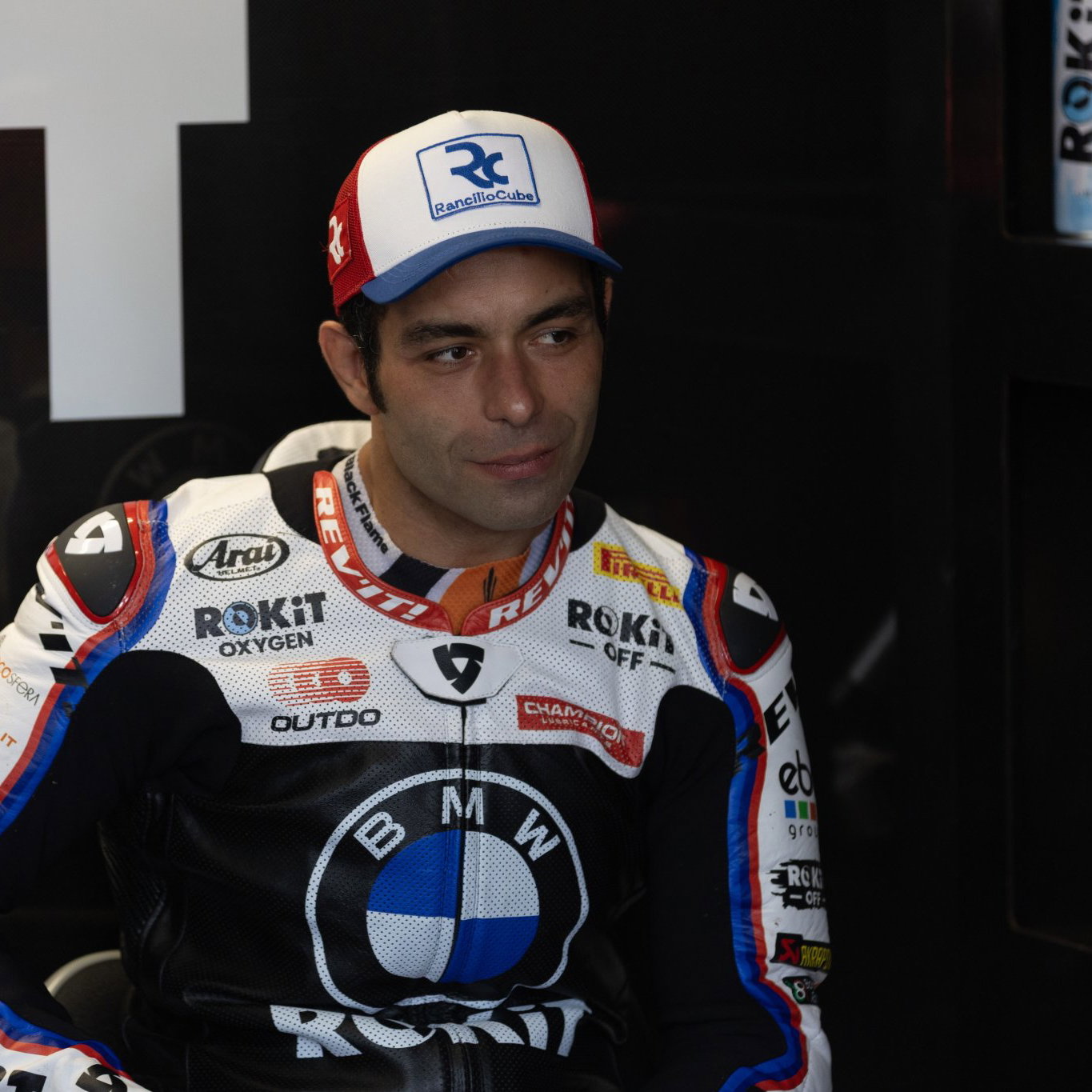 Danilo Petrucci, 2026 Italian WorldSBK, pit box. Credit: Gold and Goose.