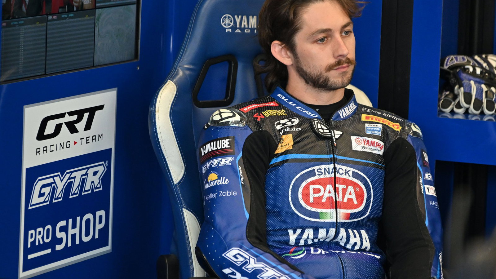 Remy Gardner, 2026 French WorldSBK, pit box. Credit: Gold and Goose.