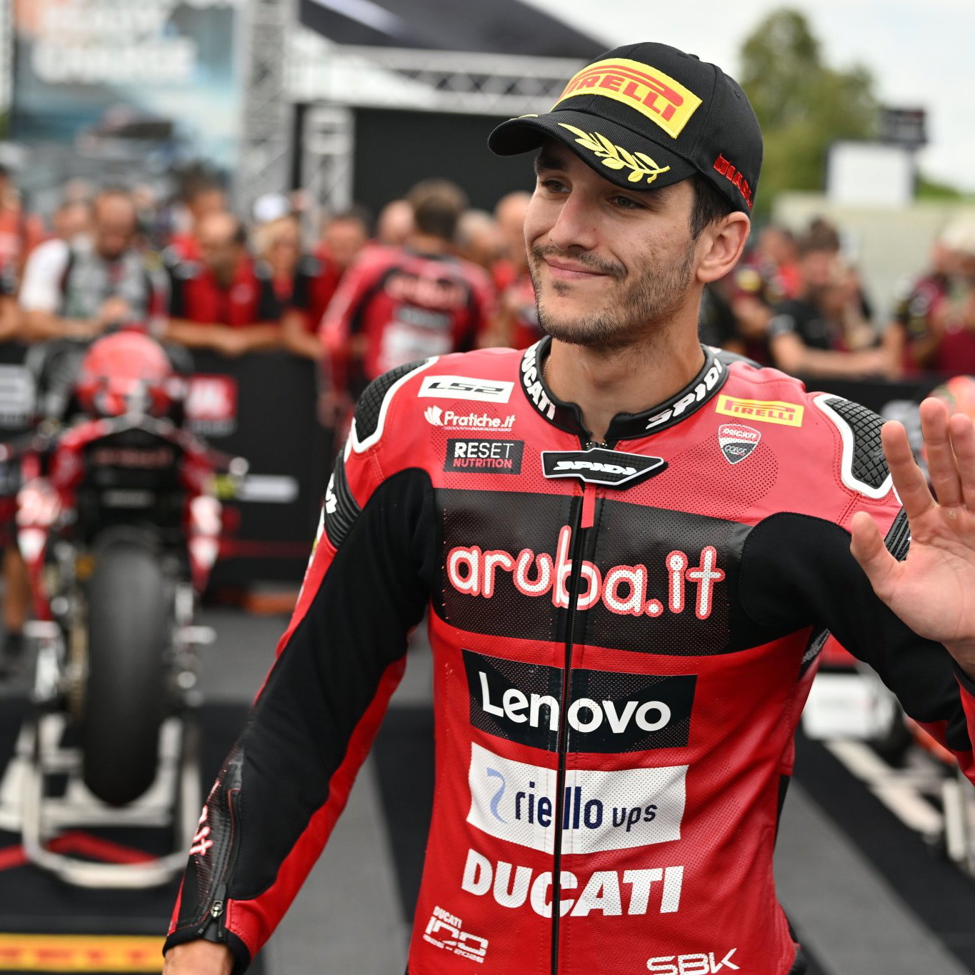 Iker Lecuona, 2026 French WorldSBK, parc ferme. Credit: Gold and Goose.