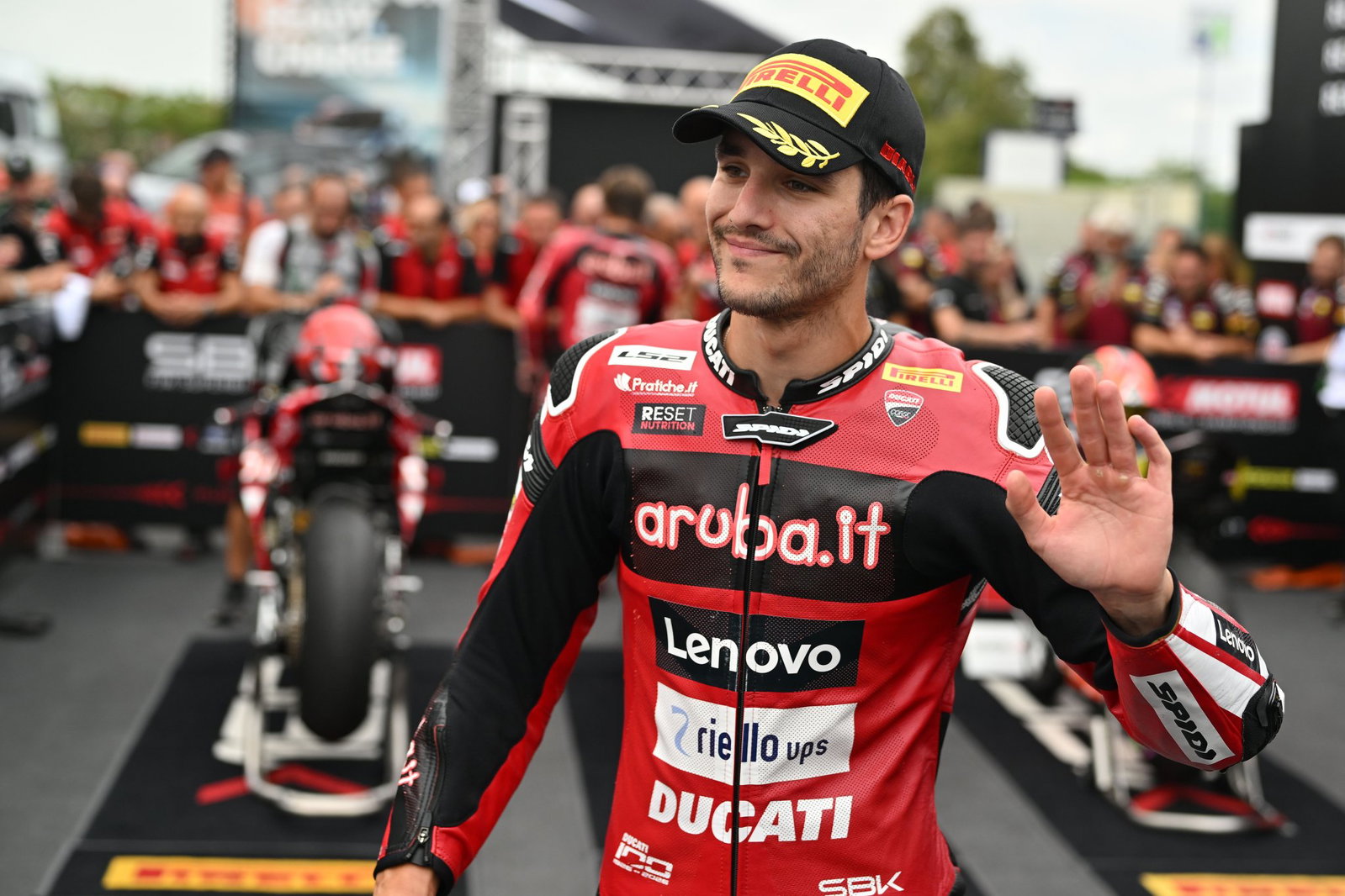 Iker Lecuona, 2026 French WorldSBK, parc ferme. Credit: Gold and Goose.
