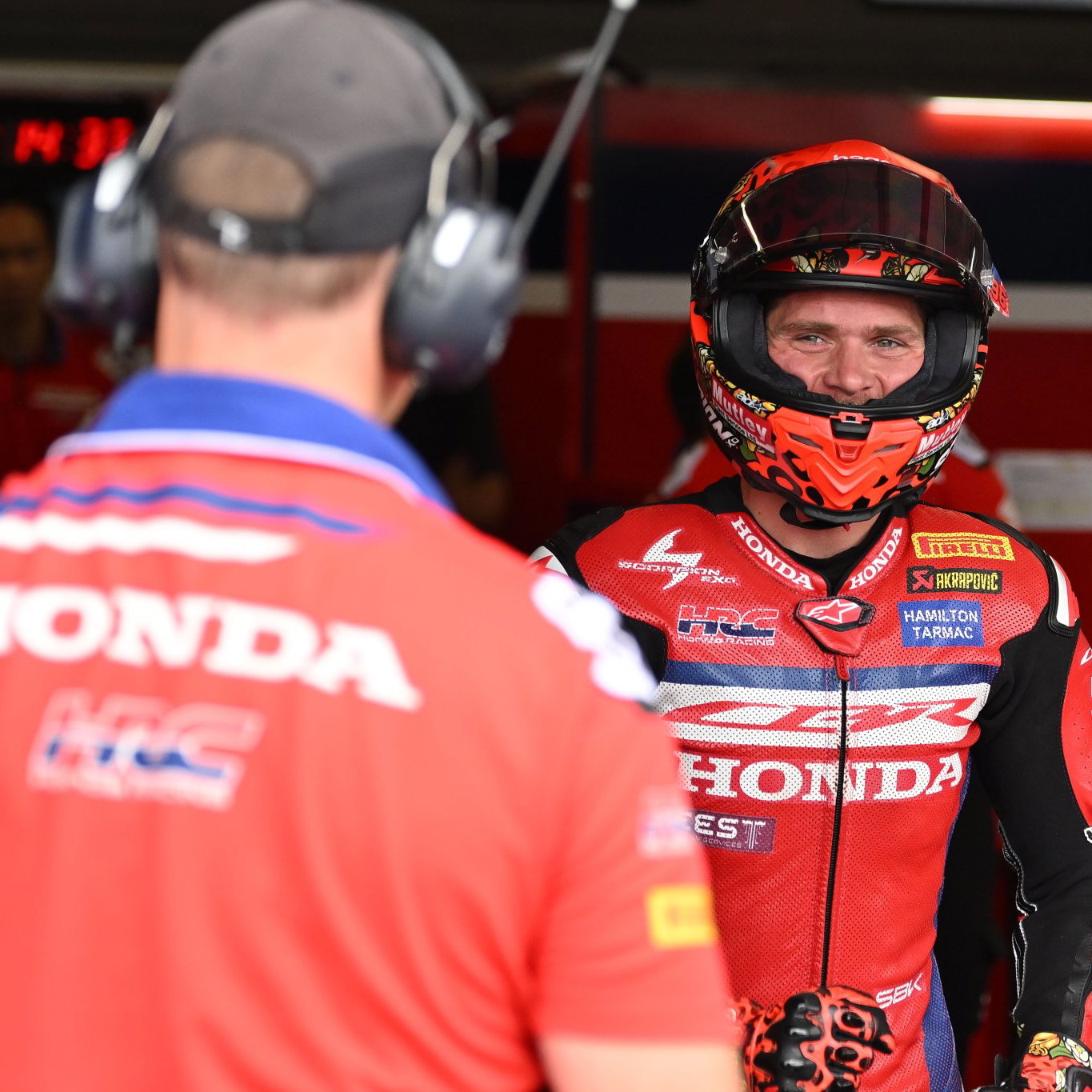 Jake Dixon, 2026 French WorldSBK, leaving pit box. Credit: Gold and Goose.