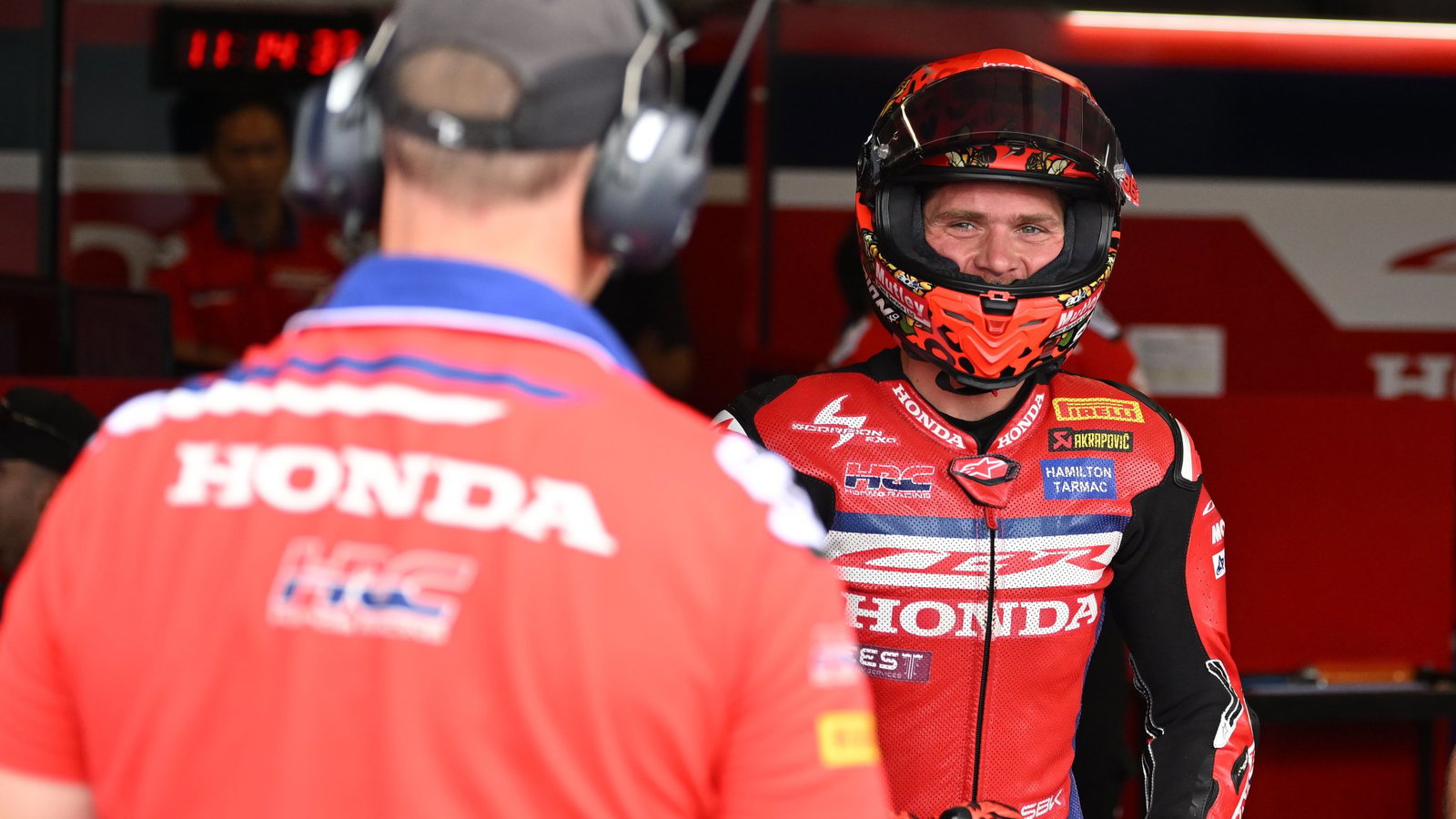 Jake Dixon, 2026 French WorldSBK, leaving pit box. Credit: Gold and Goose.