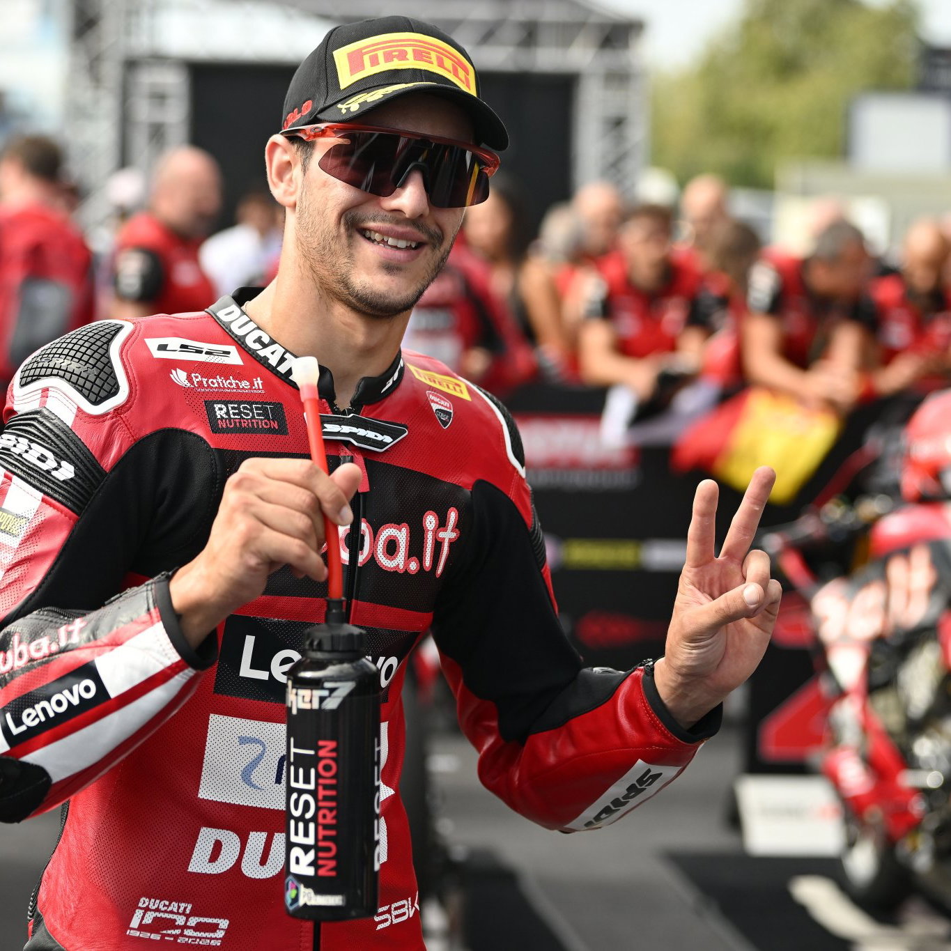 Iker Lecuona, 2026 French WorldSBK, parc ferme. Credit: Gold and Goose.