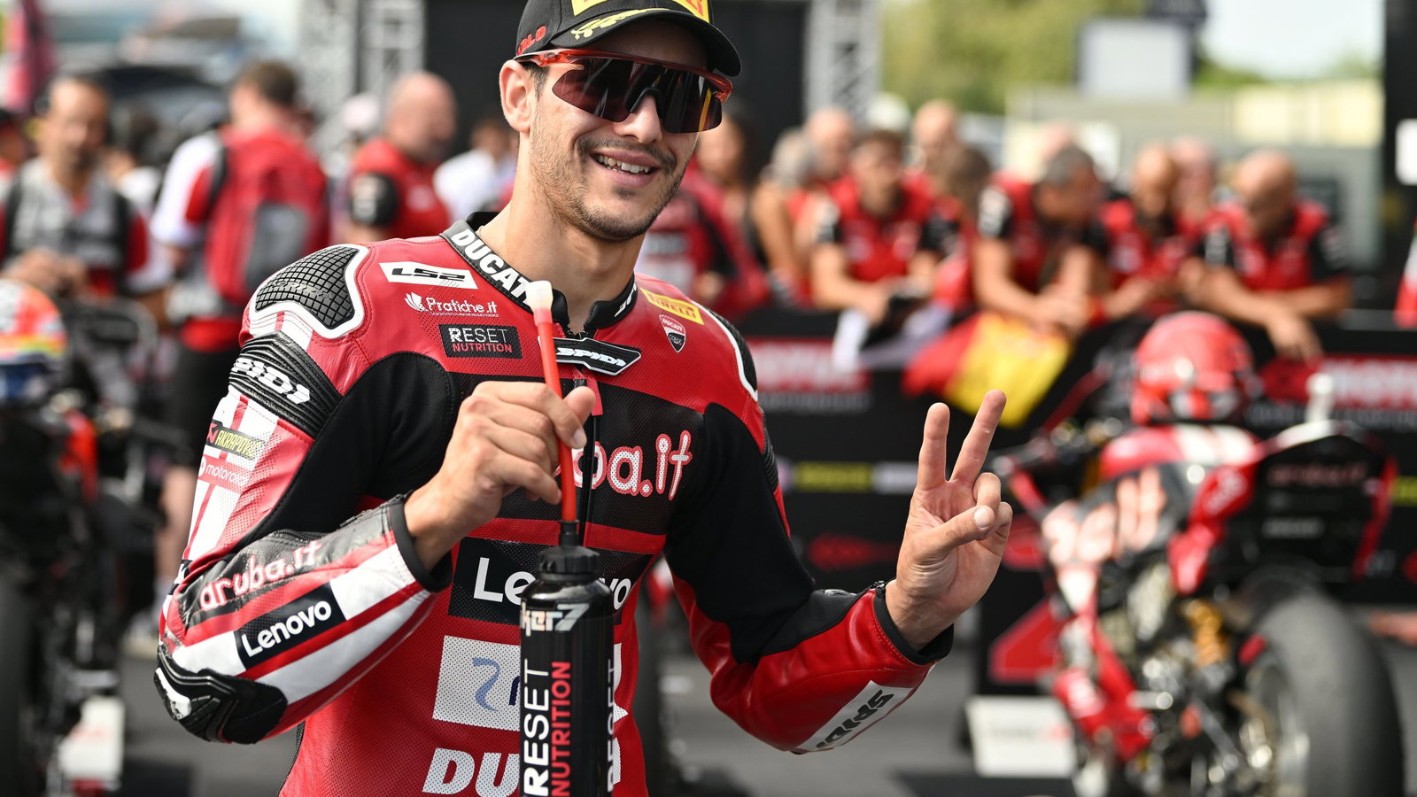 Iker Lecuona, 2026 French WorldSBK, parc ferme. Credit: Gold and Goose.