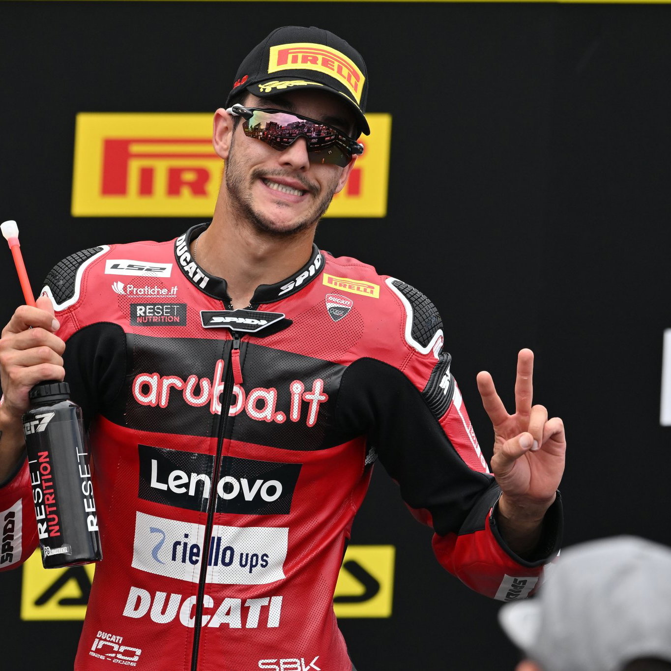 Iker Lecuona, 2026 French WorldSBK, parc ferme. Credit: Gold and Goose.