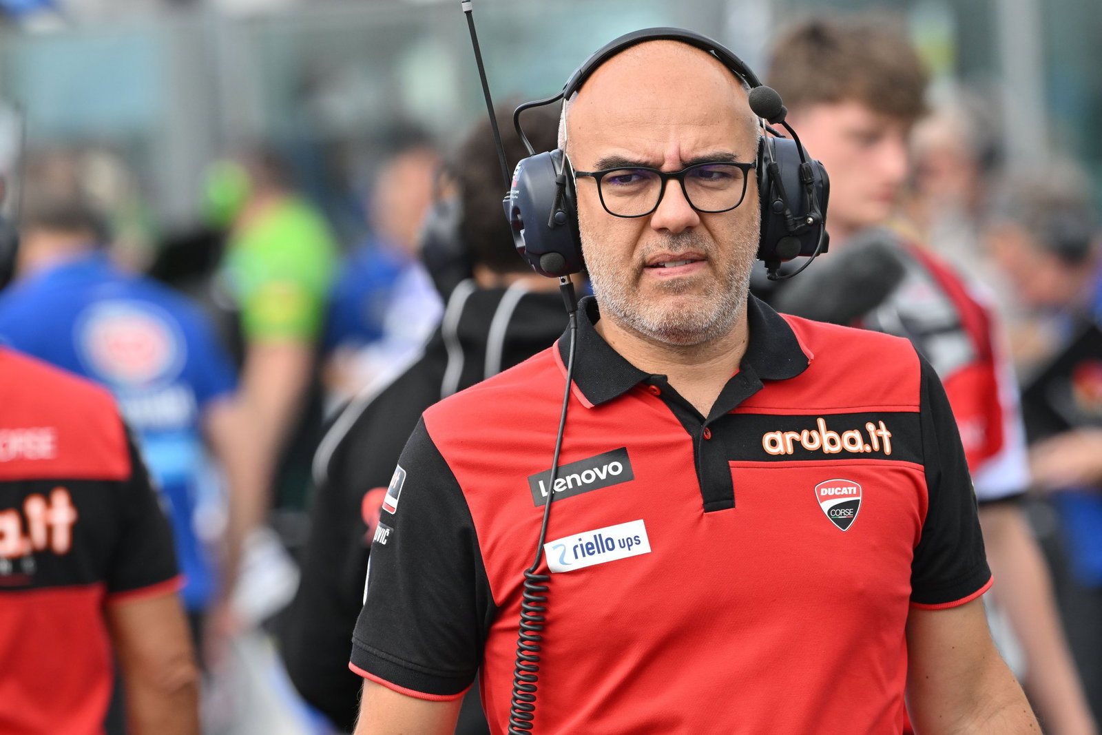 Stefano Cecconi, 2026 French WorldSBK, grid. Credit: Gold and Goose.