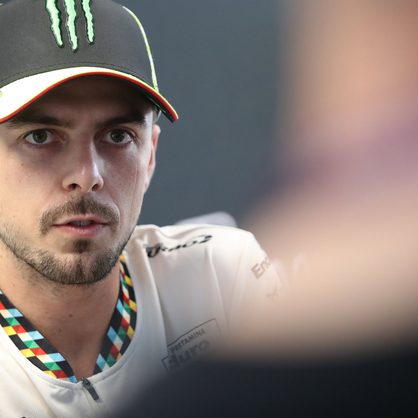 Fabio Di Giannantonio speaks to the media at 2026 MotoGP Austrian Grand Prix. Credit: Gold and Goose.