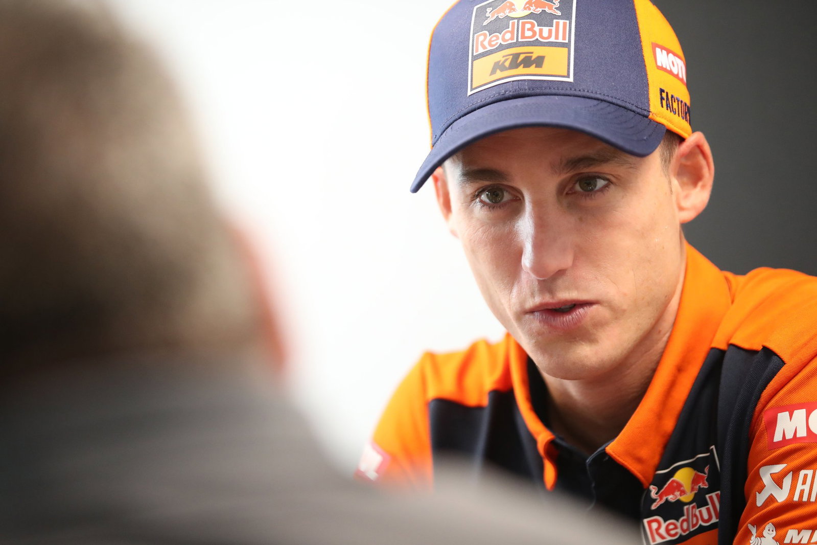 Pol Espargaro speaks to the media at 2026 MotoGP San Marino Grand Prix. Credit: Gold and Goose.
