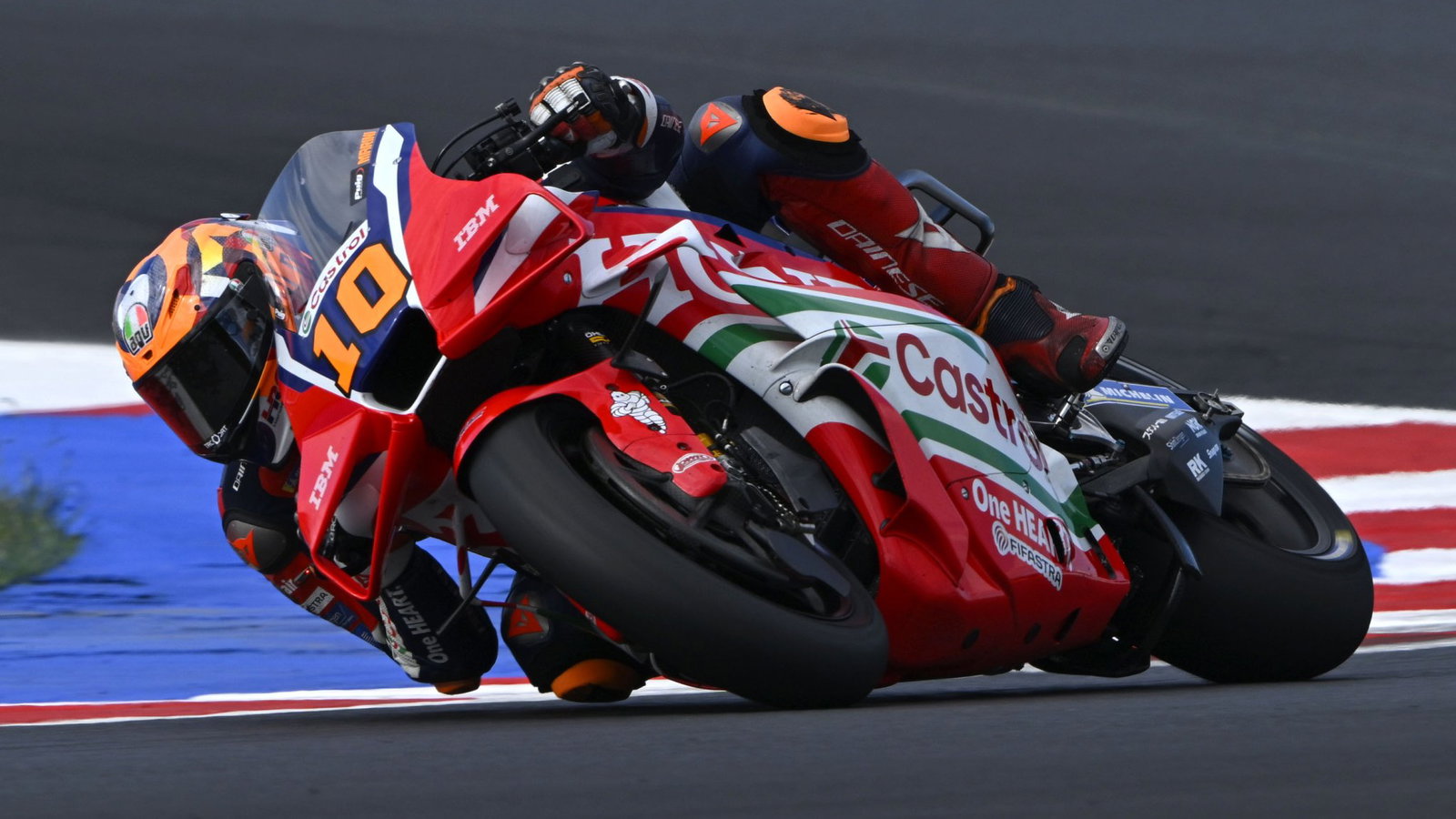 Luca Marini at the 2026 Misano MotoGP, where he took the final point for P9 in the Sprint.