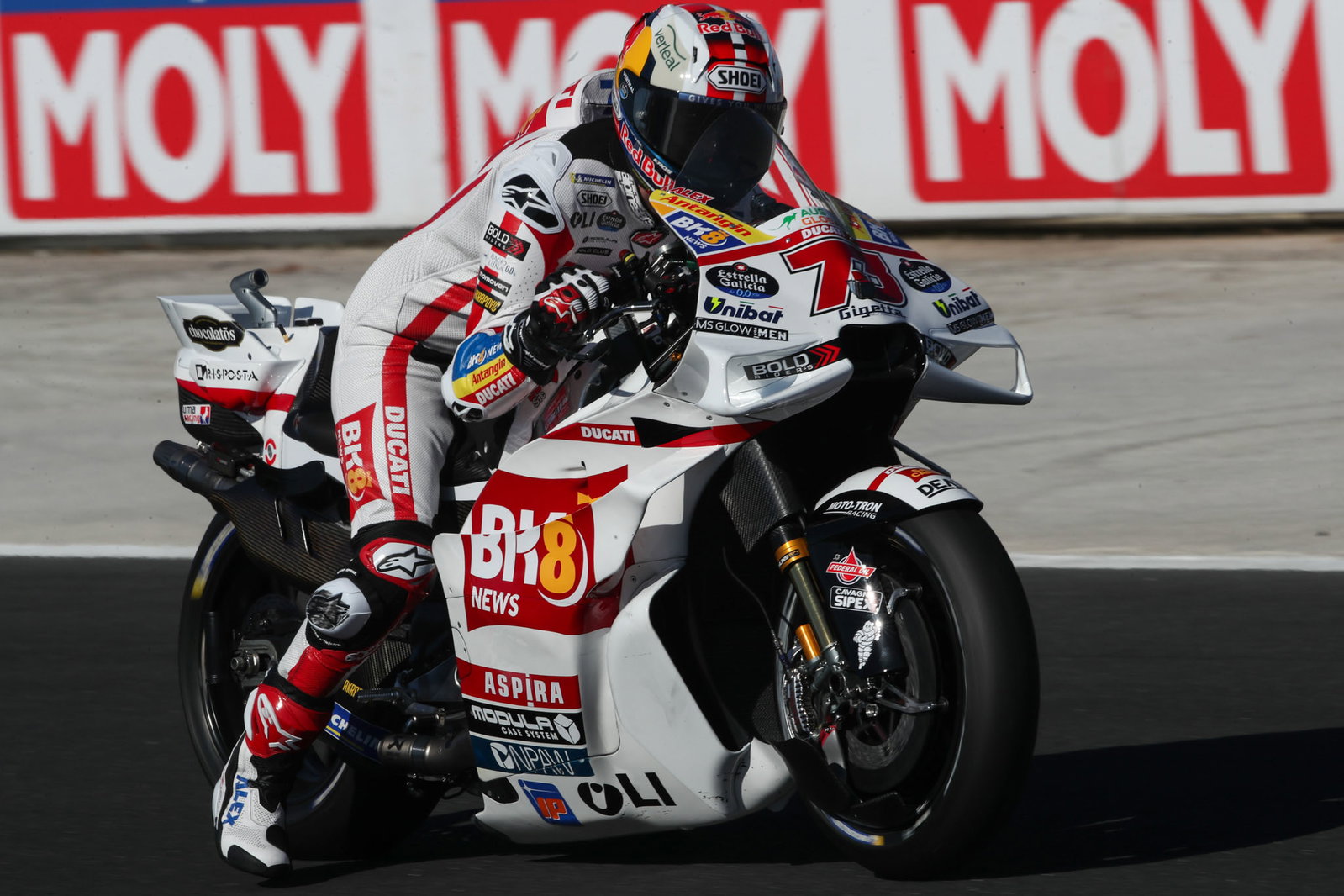 Alex Marquez, 2026 MotoGP San Marino Grand Prix, practice start. Credit: Gold and Goose.