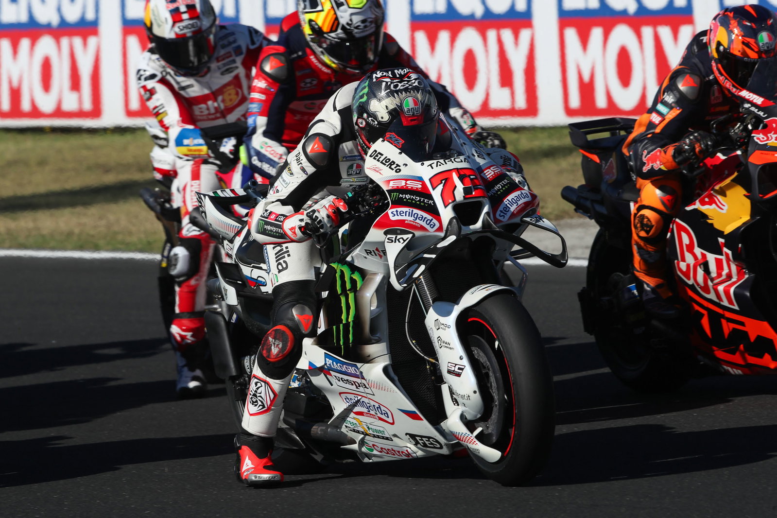 Marco Bezzecchi, 2026 MotoGP San Marino Grand Prix, practice start. Credit: Gold and Goose.