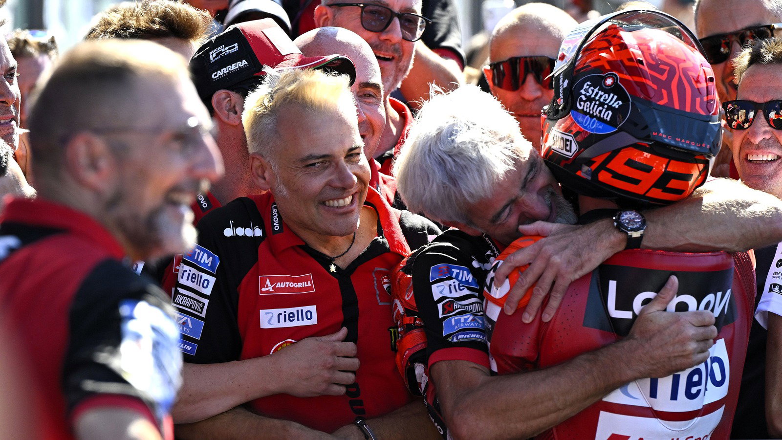 Gigi Dall’Igna, Marc Marquez, 2026 Misano MotoGP.