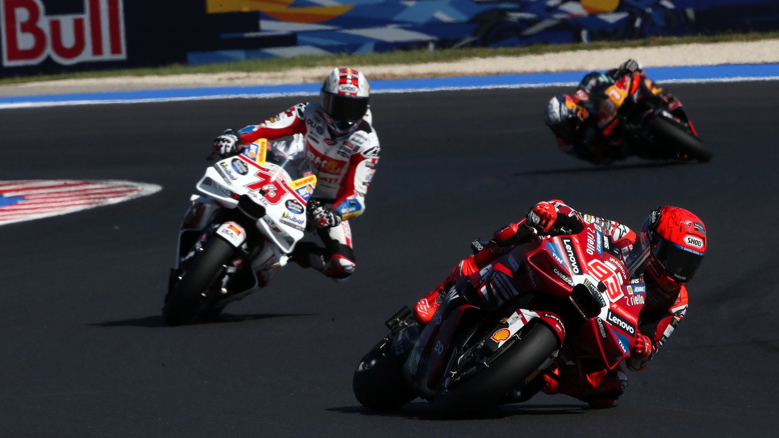 Marc Marquez, Alex Marquez, Pedro Acosta, 2026 Misano MotoGP. 